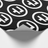 Koreanischer Sino Nummer 9 Nine 구 【Gu】 Hangul Geschenkpapier (Ecke)