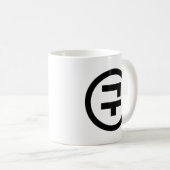 Koreanischer Sino Nummer 9 Nine 구 【Gu】 Hangul Kaffeetasse (VorderseiteRechts)