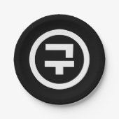 Koreanischer Sino Nummer 9 Nine 구 【Gu】 Hangul Pappteller (Vorderseite)