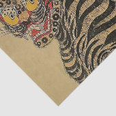 Koreanischer Stripteer Minhwa Seidenpapier (Ausschnitt)