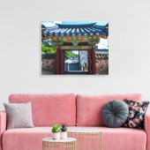 Koreanischer Tempelgate Leinwanddruck (Insitu (Wohnzimmer))