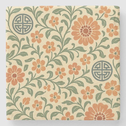 Koreanischer Untersetzer für Muster, Hanok-Inspiri (Vorderseite)