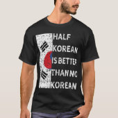 Koreanisches amerikanisches Shirt Funny Halbe südk (Vorderseite)