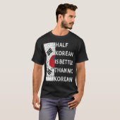 Koreanisches amerikanisches Shirt Funny Halbe südk (Vorne ganz)