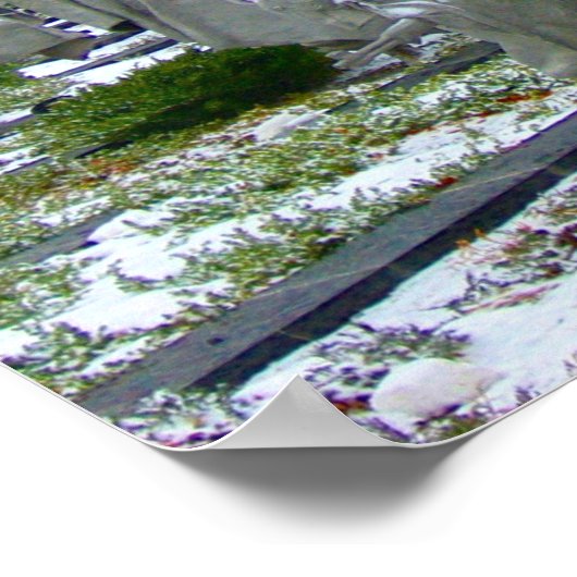 koreanisches Denkmal Poster (Ecke)