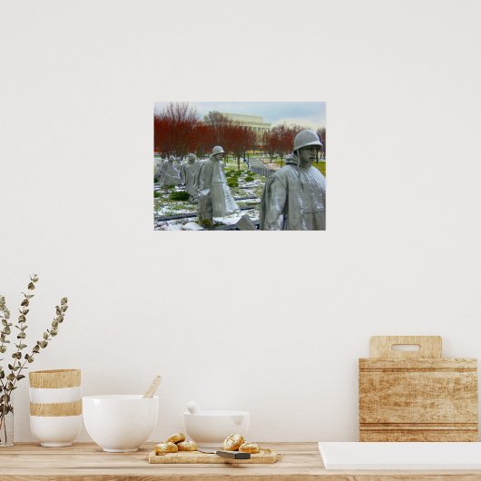 koreanisches Denkmal Poster (Küche)