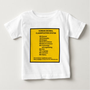 Koreanisches Dezimalsystem Baby T-shirt
