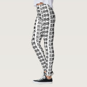 Koreanisches Drama 드 마 Korea Hangul Language Leggings (Links)
