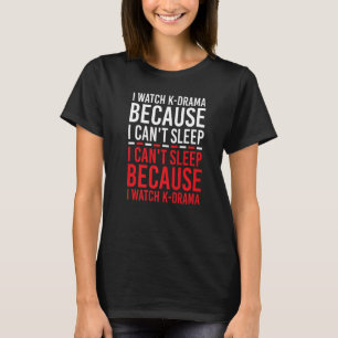 Koreanisches Drama, das ich beim K-Drama sehe, wei T-Shirt