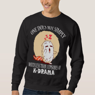 Koreanisches Drama Kdrama Finger Heart Design Sweatshirt