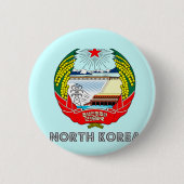 Koreanisches Emblem Button (Vorderseite)