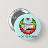 Koreanisches Emblem Button (Vorne & Hinten)