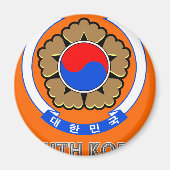 Koreanisches Emblem Magnet (Vorne)