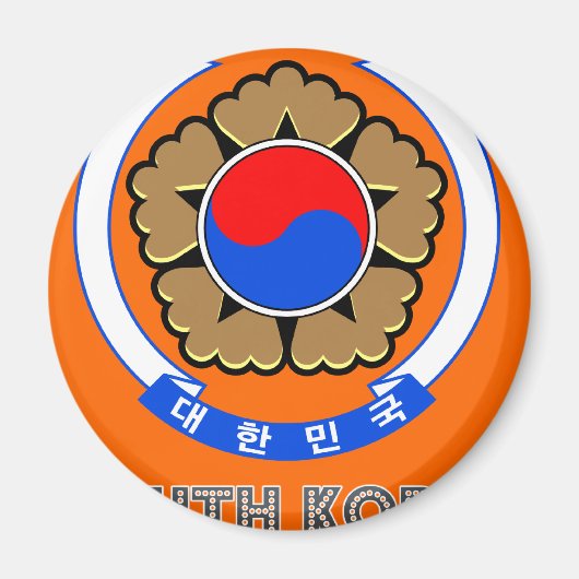 Koreanisches Emblem Magnet (Vorne)