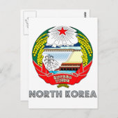 Koreanisches Emblem Postkarte (Vorne/Hinten)
