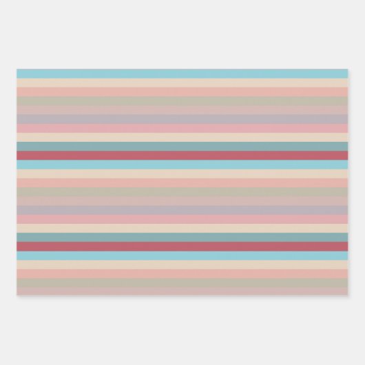 Koreanisches Farbmuster Geschenkpapier Set (Vorderseite)