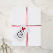 Koreanisches Fingerherz Geschenkanhänger (Mit Garn)