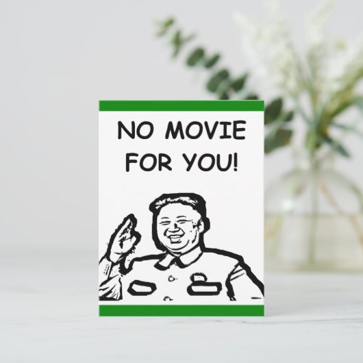 koreanisches Hacken Postkarte (Stehend Vorderseite)