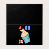 Koreanisches Herz 2024 (Außenseite Aufgefaltet)