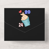 Koreanisches Herz 2024 All In One Einladung (Rückseite)