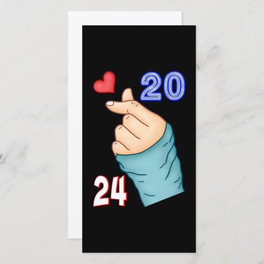 Koreanisches Herz 2024 Ankündigung (Vorne/Hinten)