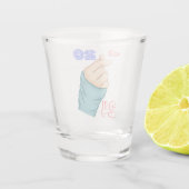 Koreanisches Herz 2024 Schnapsglas (Rückseite)