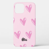 Koreanisches K-Pop Black Pink Heart Case-Mate iPhone Hülle (Rückseite)