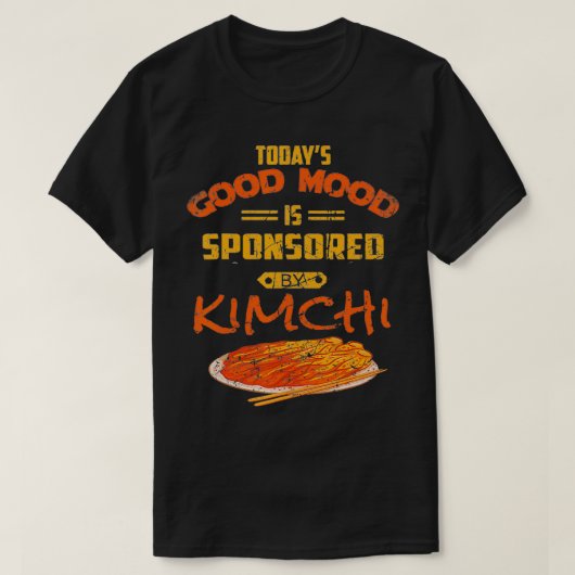 Koreanisches Kimchi-Funny-Koreanisches Lebensmitte T-Shirt (Design vorne)