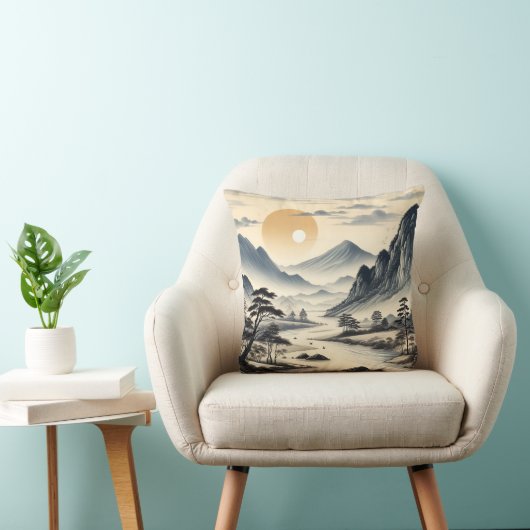 Koreanisches Kissen mit traditionellem Design (Stuhl )