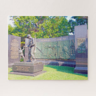 Koreanisches Kriegsdenkmal Washington Puzzle