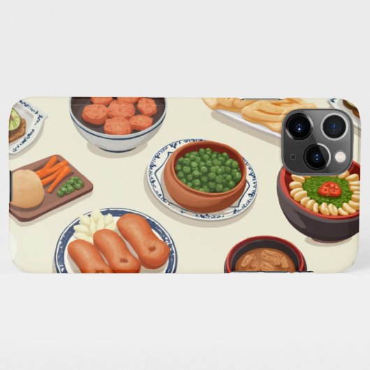 koreanisches Lebensmittelbild iPhone Hülle (Rückseite (Horizontal))