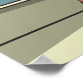 Koreanisches Plakat auf der Dachterrasse (Ecke)