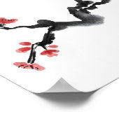 Koreanisches Plum Blossom Tinte Painting Poster (Ecke)