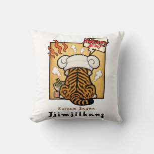 Koreanisches Sauna-Jjimjilbang-Tiger  Kissen