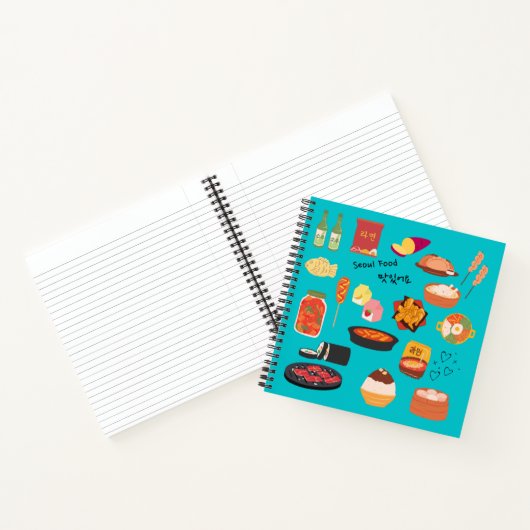 Koreanisches SEOULFOOD-Notebook Notizblock (Innenseite)