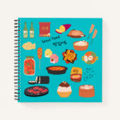 Koreanisches SEOULFOOD-Notebook Notizblock (Vorderseite)