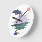 Koreanisches Thema Runde Wanduhr (Winkel)