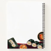 Koreanisches Themenrezeptbuch Notizblock (Rückseite)