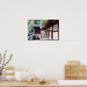 Koreanisches Traditionshaus Poster (Küche)