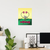Koreanisches Wort Poster (Heimbüro)