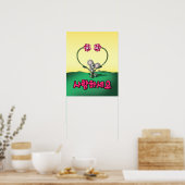 Koreanisches Wort Poster (Küche)