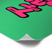 Koreanisches Wort Poster (Ecke)
