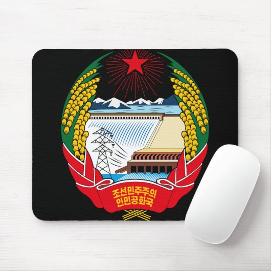 Koreanordemblem Mousepad (Mit Mouse)