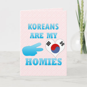 Koreans are my Homies Karte