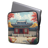 Koreas altes Bild eines königlichen Palastes Laptopschutzhülle (Vorderseite Links)