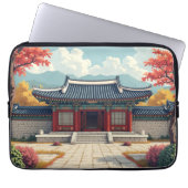 Koreas altes Bild eines königlichen Palastes Laptopschutzhülle (Vorderseite)