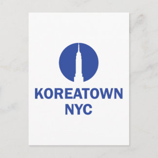 KOREATOWN NYC POSTKARTE