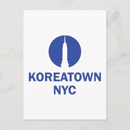 KOREATOWN NYC POSTKARTE (Vorderseite)
