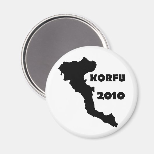Korfu 2010 magnet (Vorderseite/Rückseite)