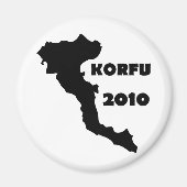 Korfu 2010 magnet (Vorne)